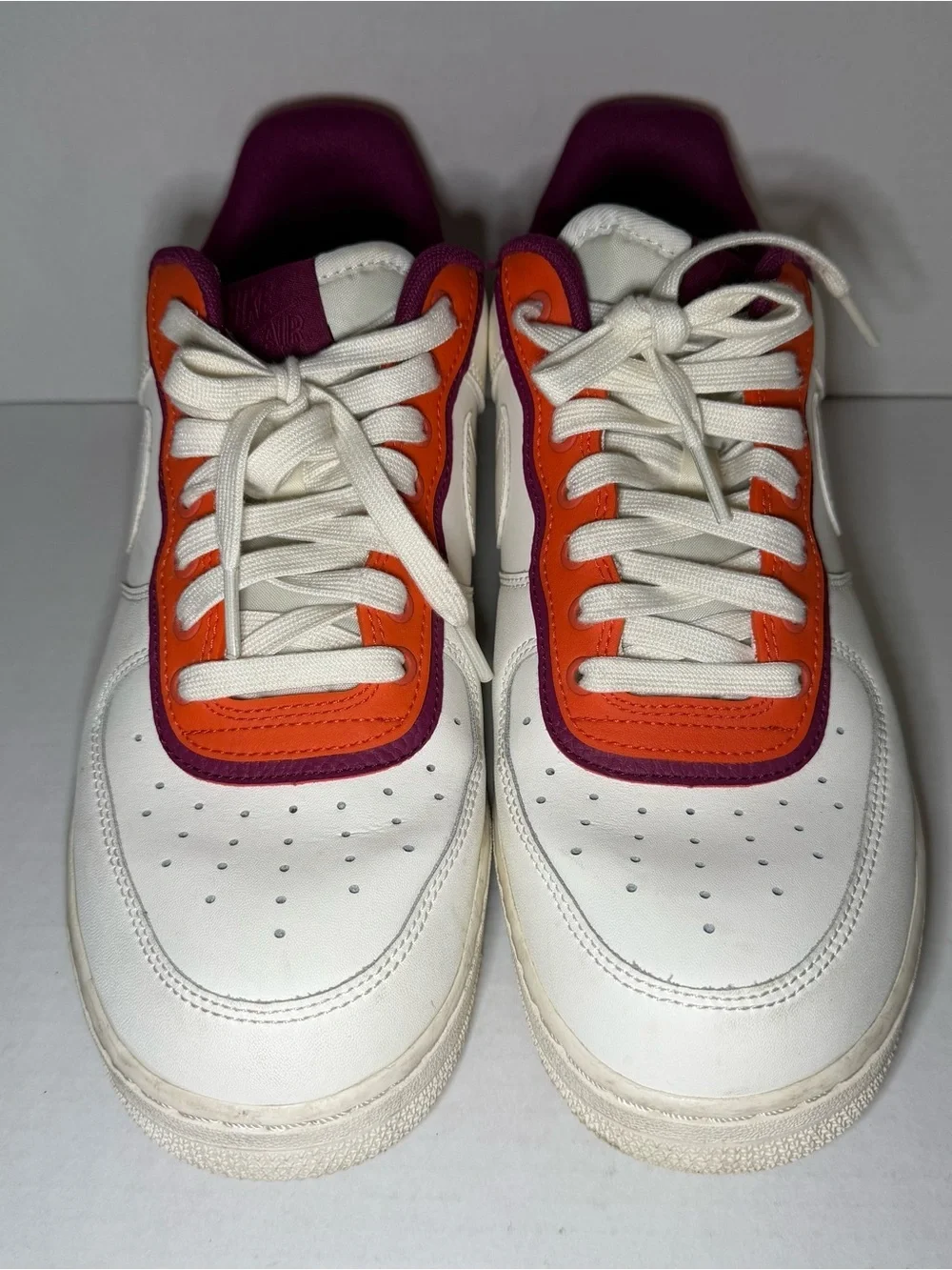 Nike Air Force 1 Orange Berry Sneakers Men’s Size 9.5